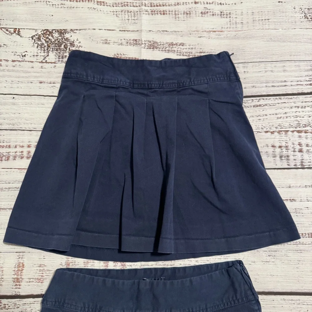 The Childrens Place Skorts Set Of 2 Blue School Uniform Skirt Girls‎ Size 12